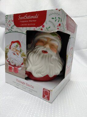 ScentSationals Vintage Santa Fragrance Warmer Limited Edition New Sealed Box Wea